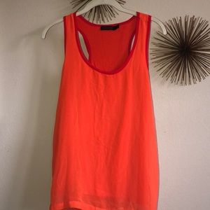 Flowy orange top